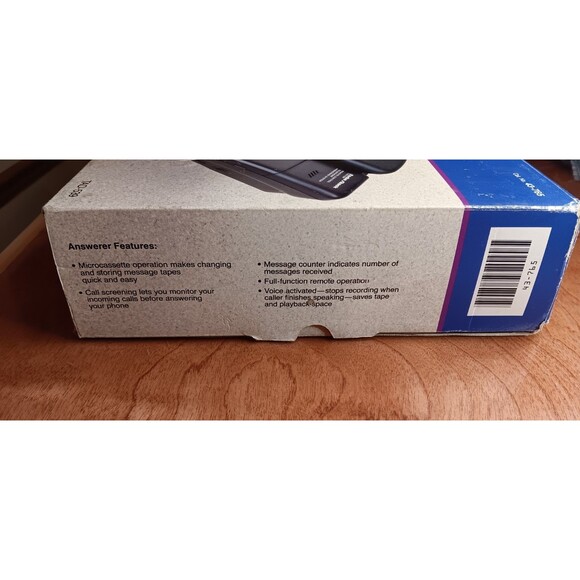 Vintage Radio Shack Touch-Tone Remote Control Answering System Phone (No Cords) - Picture 11 of 12